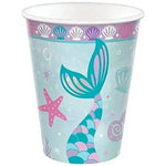 9oz Cups - Shimmering Mermaid (8ct) - Amscan