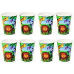9oz Paper Cups - Wild Jungle Animals (8ct) - Amscan