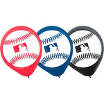 Rawlings Major League Baseball 12″ Latex Balloons (6 count)