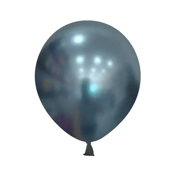 Chrome Light Blue 5″ Latex Balloons