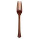 Chocolate Brown Forks (20 count)