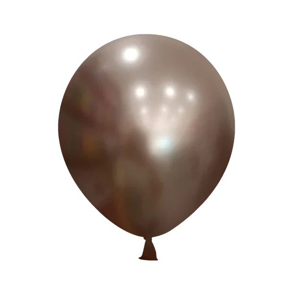 Chrome Champagne 18″ Latex Balloons