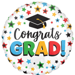 28" Congrats Grad Primary Stars (5ct) - Anagram