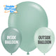 Pastel Mint - Double-stuffing Kit 11″ Latex Balloons (100 count)