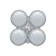 16" MagicArch™ Small - Silver Metallic (10ct) - Anagram