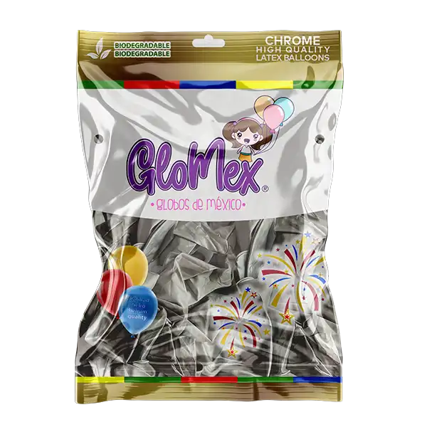 Chrome Silver 5″ Latex Balloons