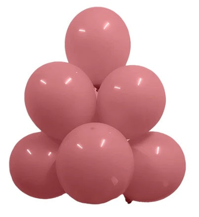 Retro Rose Red 5″ Latex Balloons