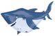 40" Ocean Buddies Shark - Anagram