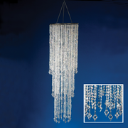 Acrylic Chandelier 38″ by Natural Star from Instaballoons