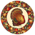 Amscan Autumn Turkey Dinner Plates (10 count)