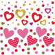 ❌⭕❌⭕🧡 Hugs & Kisses & Hearts Confetti