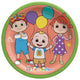 Cocomelon Paper Plates 7″ (8 count)