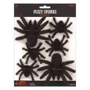 Amscan Fuzzy Spider Decorations Multi-Pack