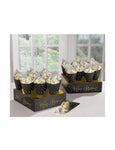 Amscan Gold Bday Tray-Cones (42 count)