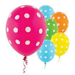 Amscan Latex Bright Polka Dot 12" Latex Balloon (20 Count)