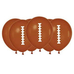 Amscan Latex Football 12" Latex Balloons (6 Count)