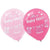 Amscan Latex It's A Baby Girl Clothesline 12″ Latex Balloons (15 count)