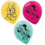 Amscan Latex Minnie & Daisy Happy Helpers 12″ Latex Balloons (6)