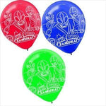 Amscan Latex Power Rangers Assorted 12″ Latex Balloons (6 count)