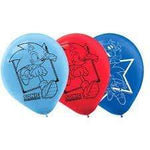 Sonic the Hedgehog 12″ Latex Balloons (6) - DISCONTINUED