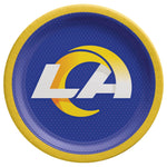 Amscan Los Angeles Rams Paper Plates 9″ (8 count)