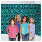 Amscan Mermaid Print Wall Backdrop