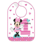 Amscan Minnie Mouse 1st Birthday Bib Vinyl Balloon