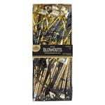 Party Blowers - Black and Gold (24ct) - Amscan