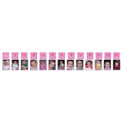 Amscan Party Supplies 1st Birthday Pink Glitter Photo Garland