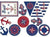 Amscan Party Supplies Anchors Aweigh Cutouts (12 count)