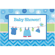 Amscan Party Supplies Baby Shower Boy Invitations (8 count)