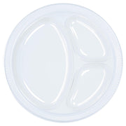 Amscan Party Supplies Clear 10.25in Divider Plate 20ct 25″ (20 count)