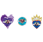 Amscan Party Supplies Descendants 2 Honeycomb Decorations  (3 count)