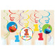 Elmo Turns One Swirl Decoration Kit