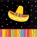 Amscan Party Supplies Fiesta Fun Beverage Napkins (16 count)