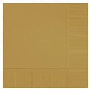 Amscan Party Supplies Gold Beverage Napkins 2 Ply 50ct (50 count)