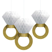 Amscan Party Supplies Honeycomb Ring Hanging Deco (3 count)