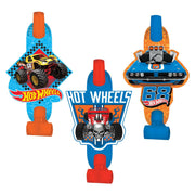 Amscan Party Supplies Hot Wheels Wild Racer Blowouts  (8 count)