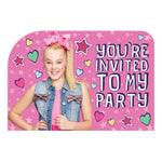 Amscan Party Supplies Jojo Siwa Invitations  (8 count)