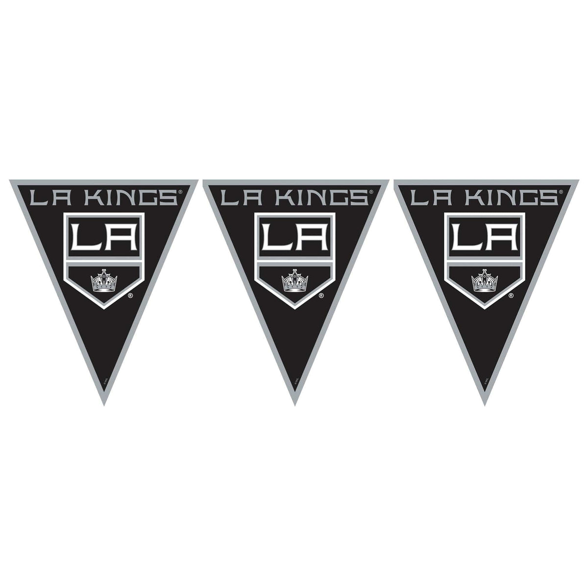 Amscan Party Supplies LA Kings Pennant Banner