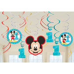 Amscan Party Supplies Mickey's Fun One Swirl Decorations