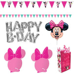 Amscan Party Supplies Minnie Wall & Table Deco Kit (12 count)