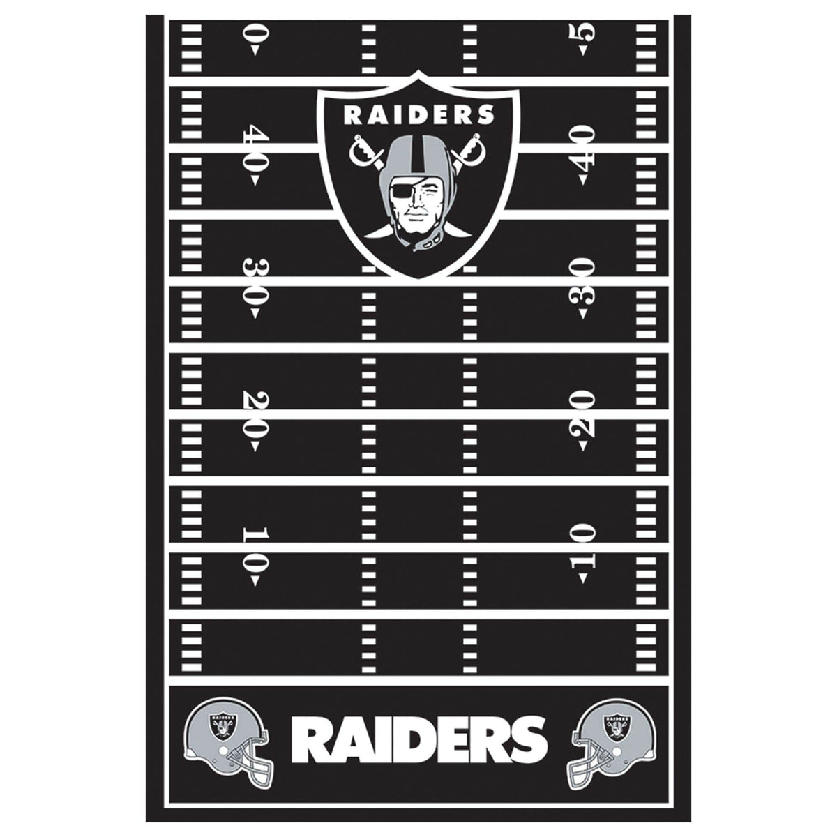 Amscan Party Supplies Oakland Raiders Table Cover
