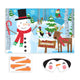 Pin The Nose Snowman Game Backdrop Set