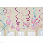 Amscan Party Supplies Princess Party Swirls Hanging Decoration Kit