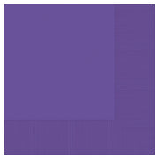 Amscan Party Supplies Purple Beverage Napkin 2 Ply 50ct (50 count)