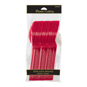 Amscan Party Supplies Red Spoon 20ct (20 count)