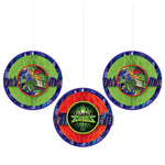 Amscan Party Supplies Rise of Teenage Mutant Ninja Turtles Honeycomb Decorations (3 count)