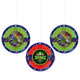 Rise of Teenage Mutant Ninja Turtles Honeycomb Decorations (3 count)