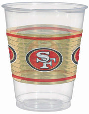 Amscan Party Supplies San Francisco 49ers Plastic 16 oz Cups (25 count)
